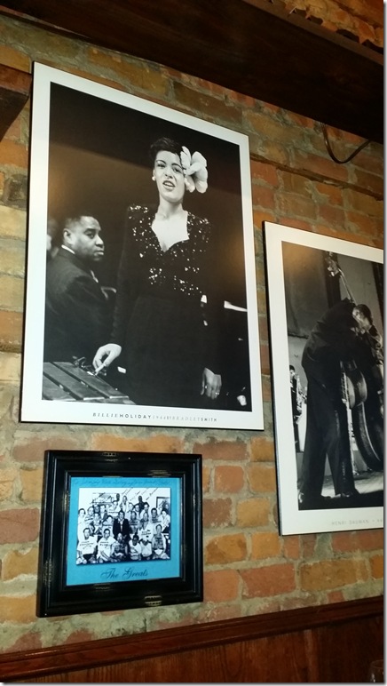 Billie Holiday, photo on the wall at Nawlins