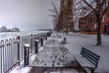 Winter Morning on Toronto Waterfront...artwork by Nicky Jameson